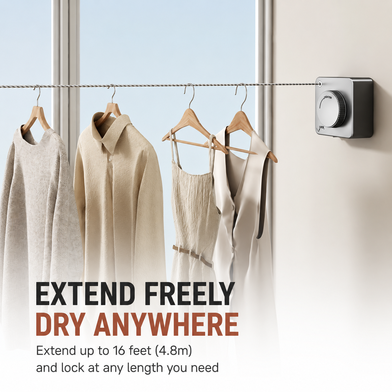 TidyLine | Retractable Clothesline