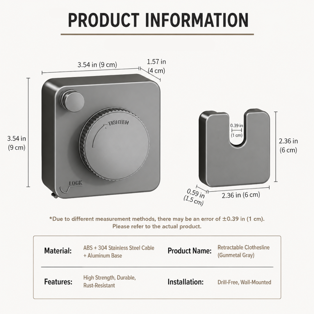 TidyLine | Retractable Clothesline